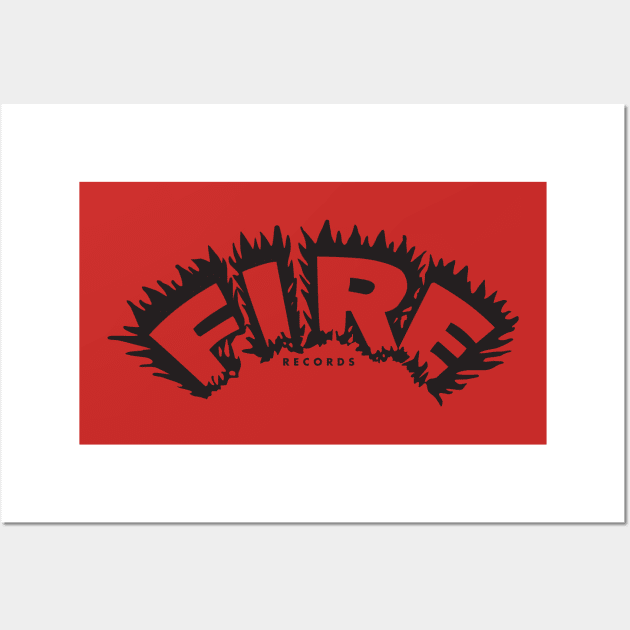 Fire Records Wall Art by MindsparkCreative